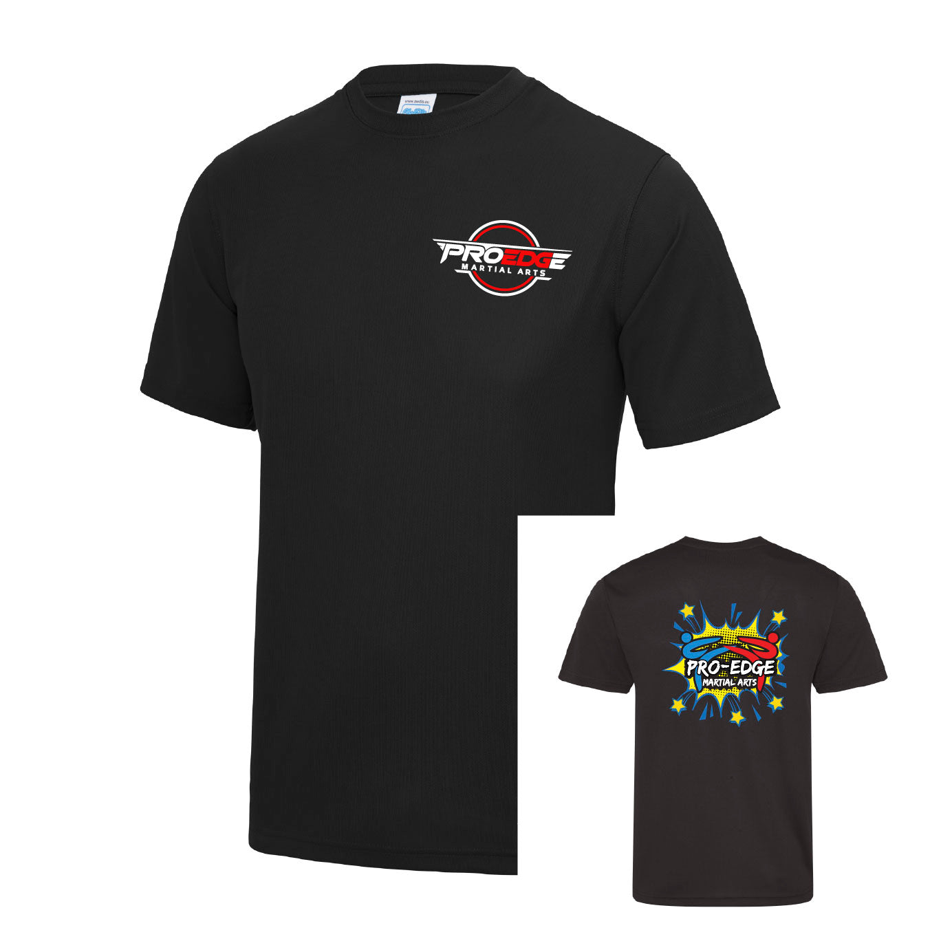 Pro- Edge T- Shirt ( Blue) with Initials  From