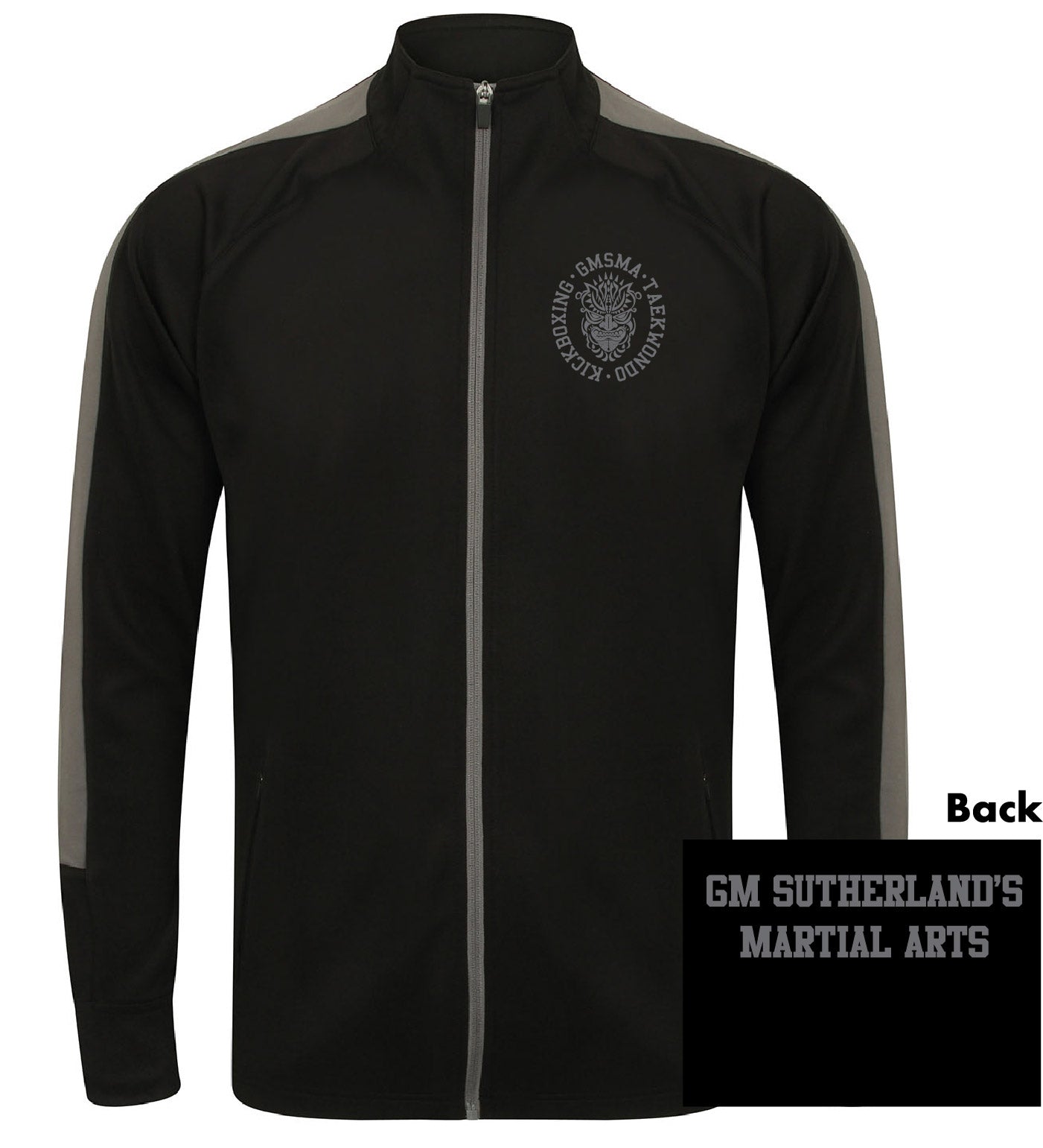 Contrast Full Zip Tracksuit Top From
