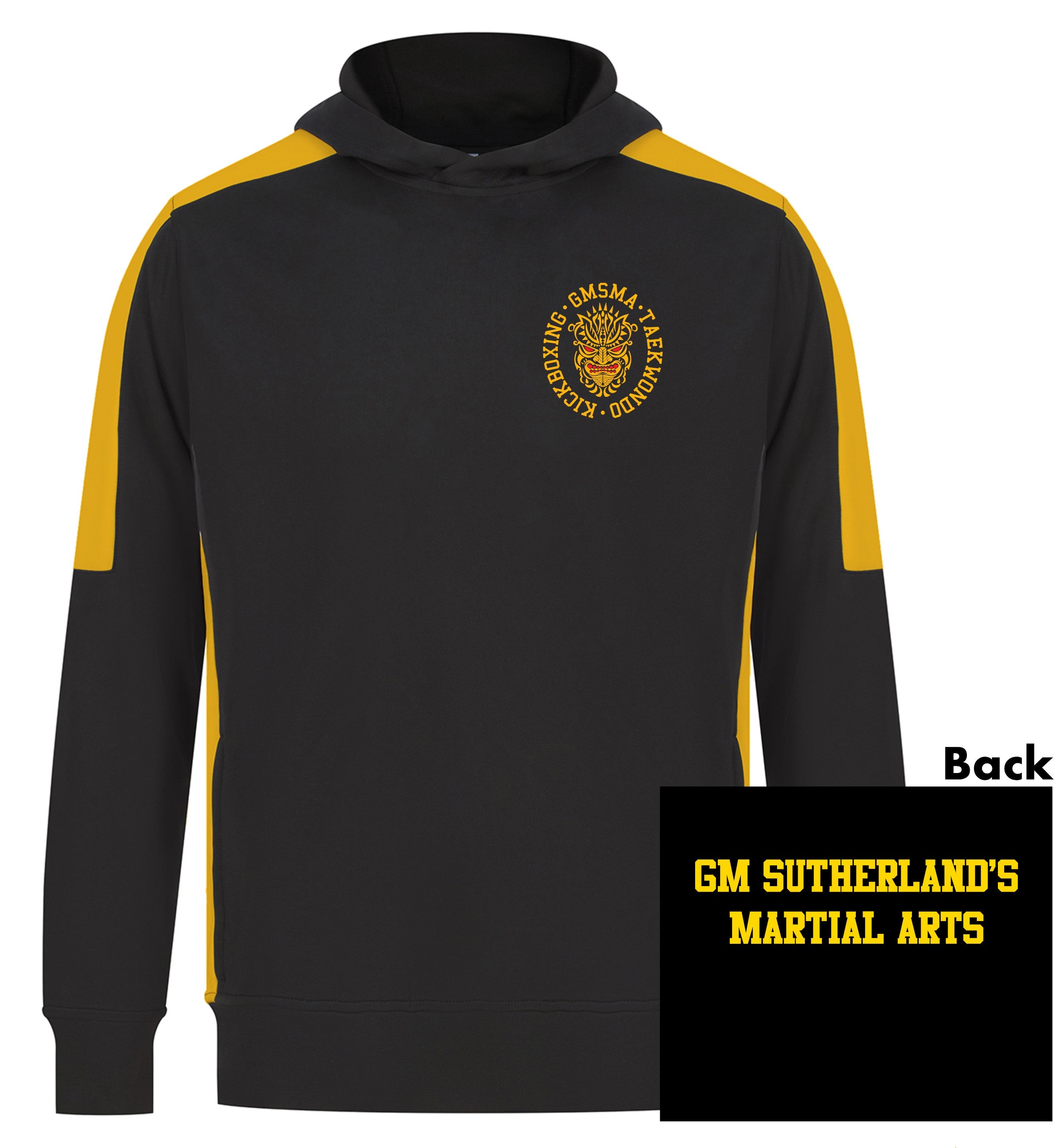 Contrast Team Hoodie With Name From