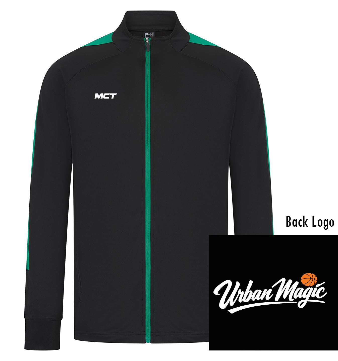 Urban Magic Unisex Full Zip Track Top From