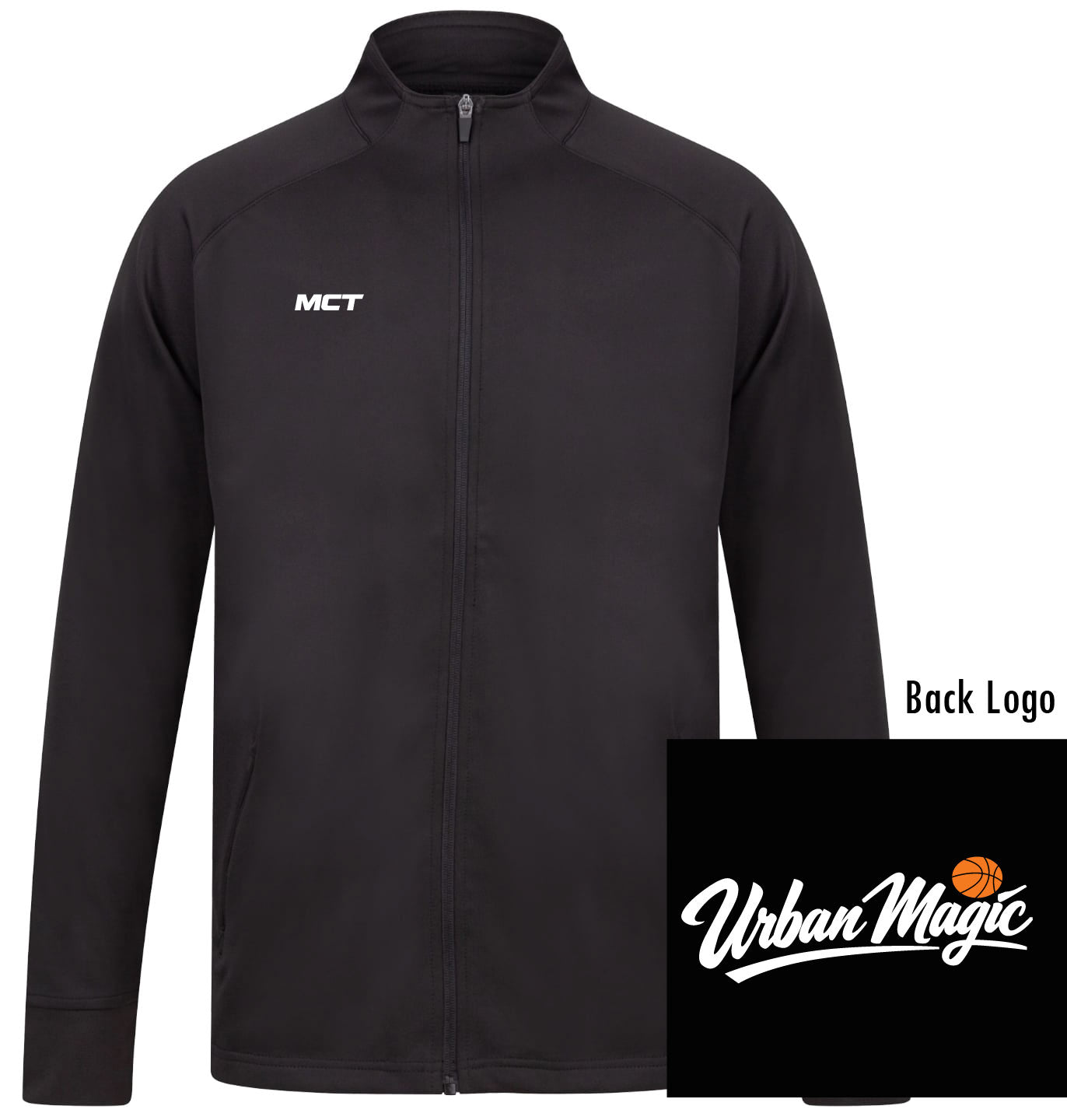 Urban Magic Unisex Full Zip Track Top From