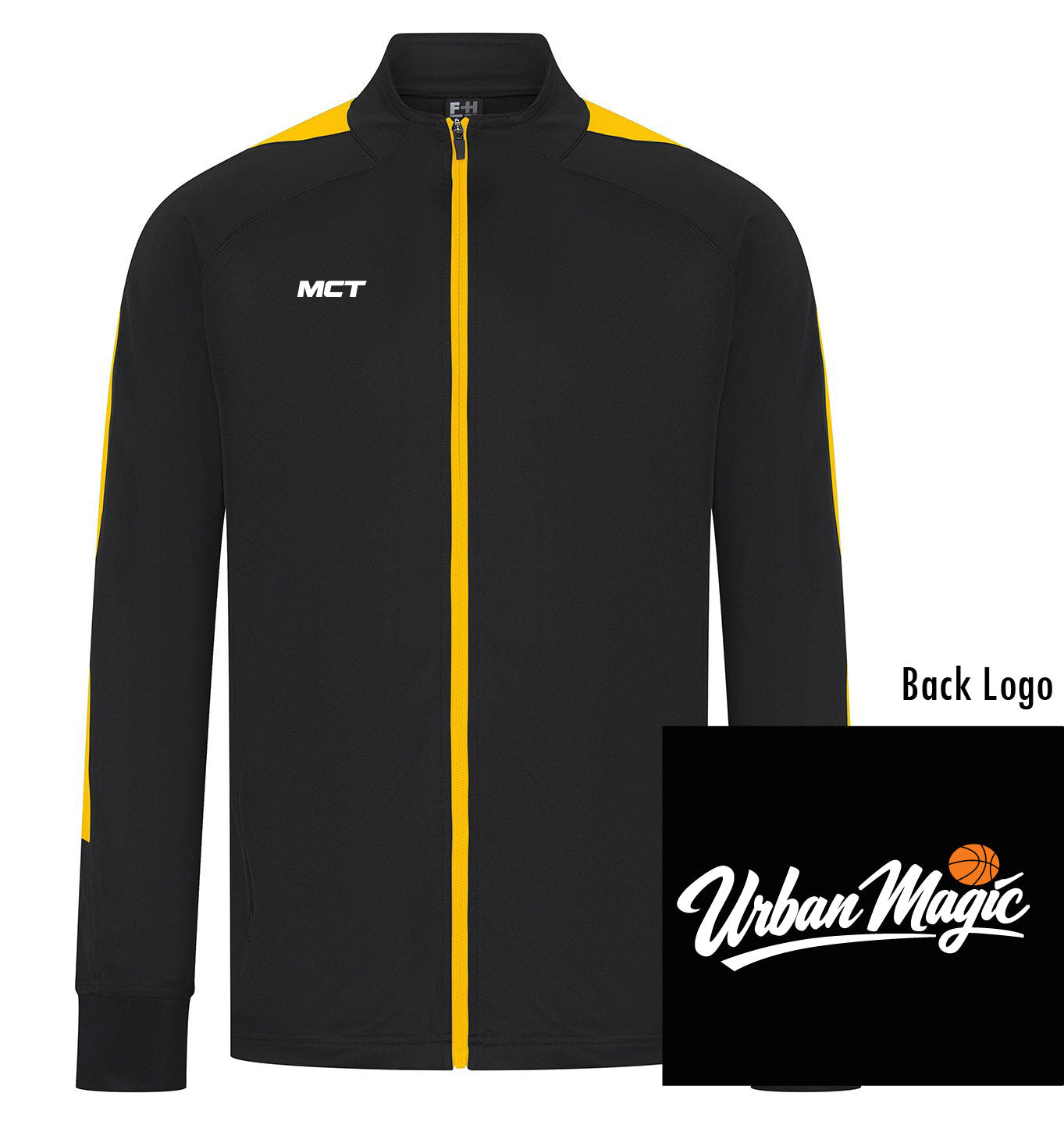 Urban Magic Unisex Full Zip Track Top From