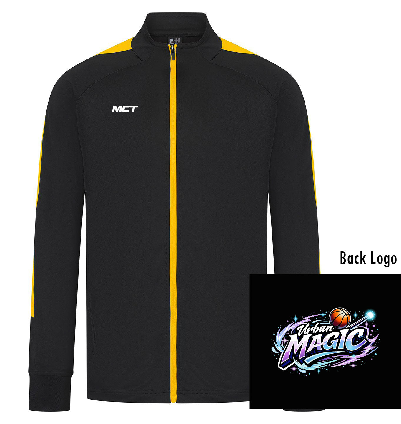 Urban Magic Unisex Full Zip Track Top - Coloured Badge From