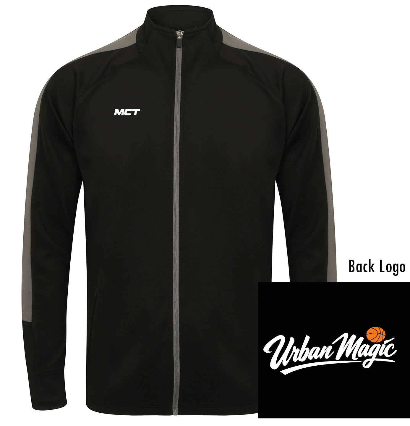 Urban Magic Unisex Full Zip Track Top From