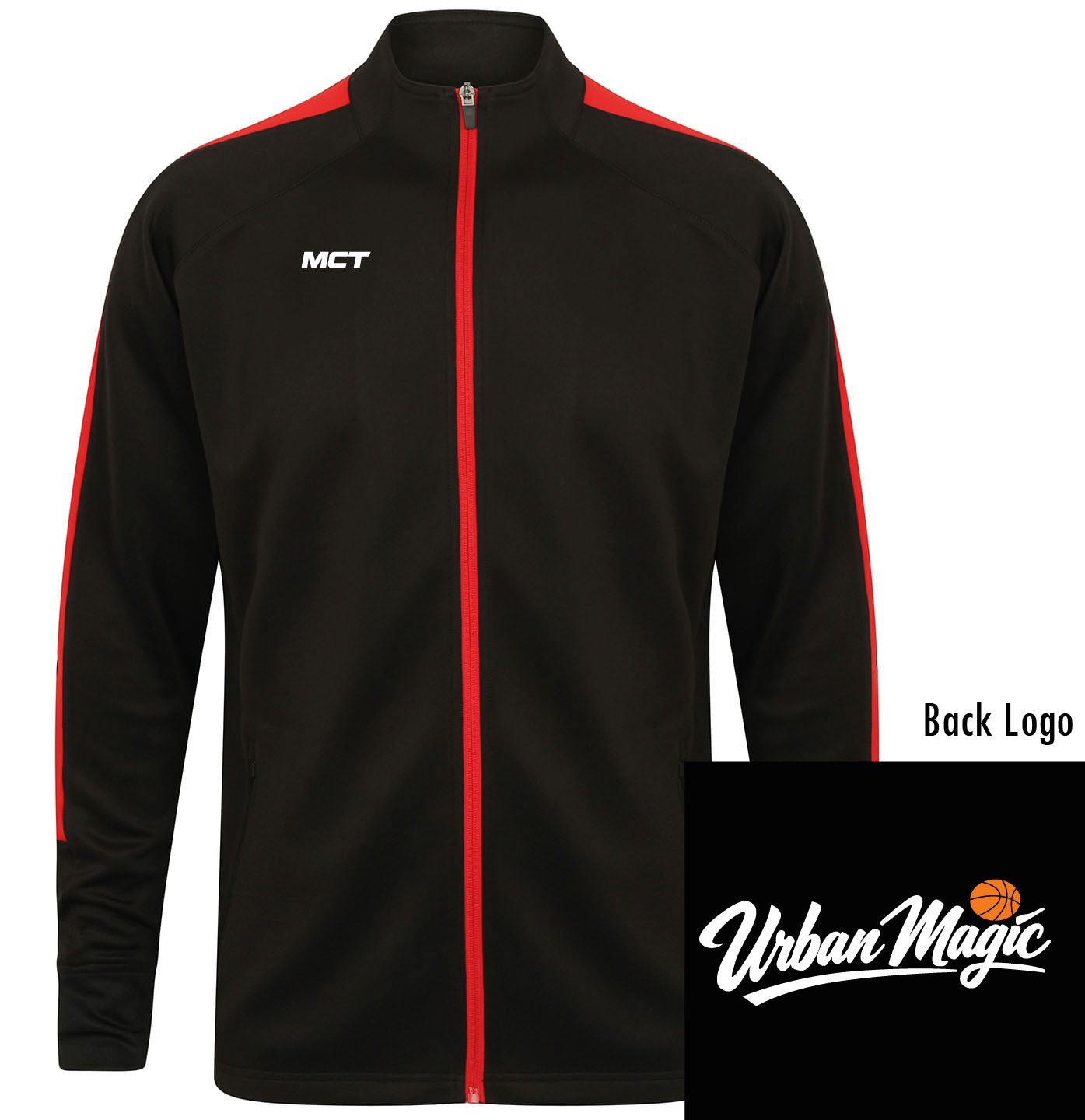 Urban Magic Unisex Full Zip Track Top From