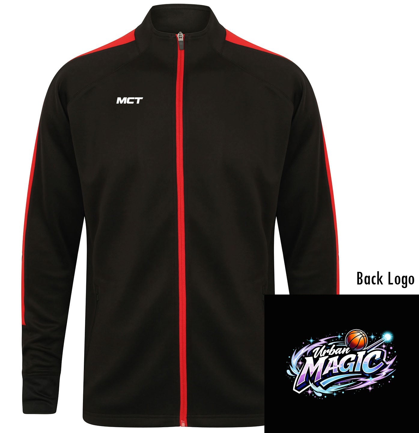 Urban Magic Unisex Full Zip Track Top - Coloured Badge From