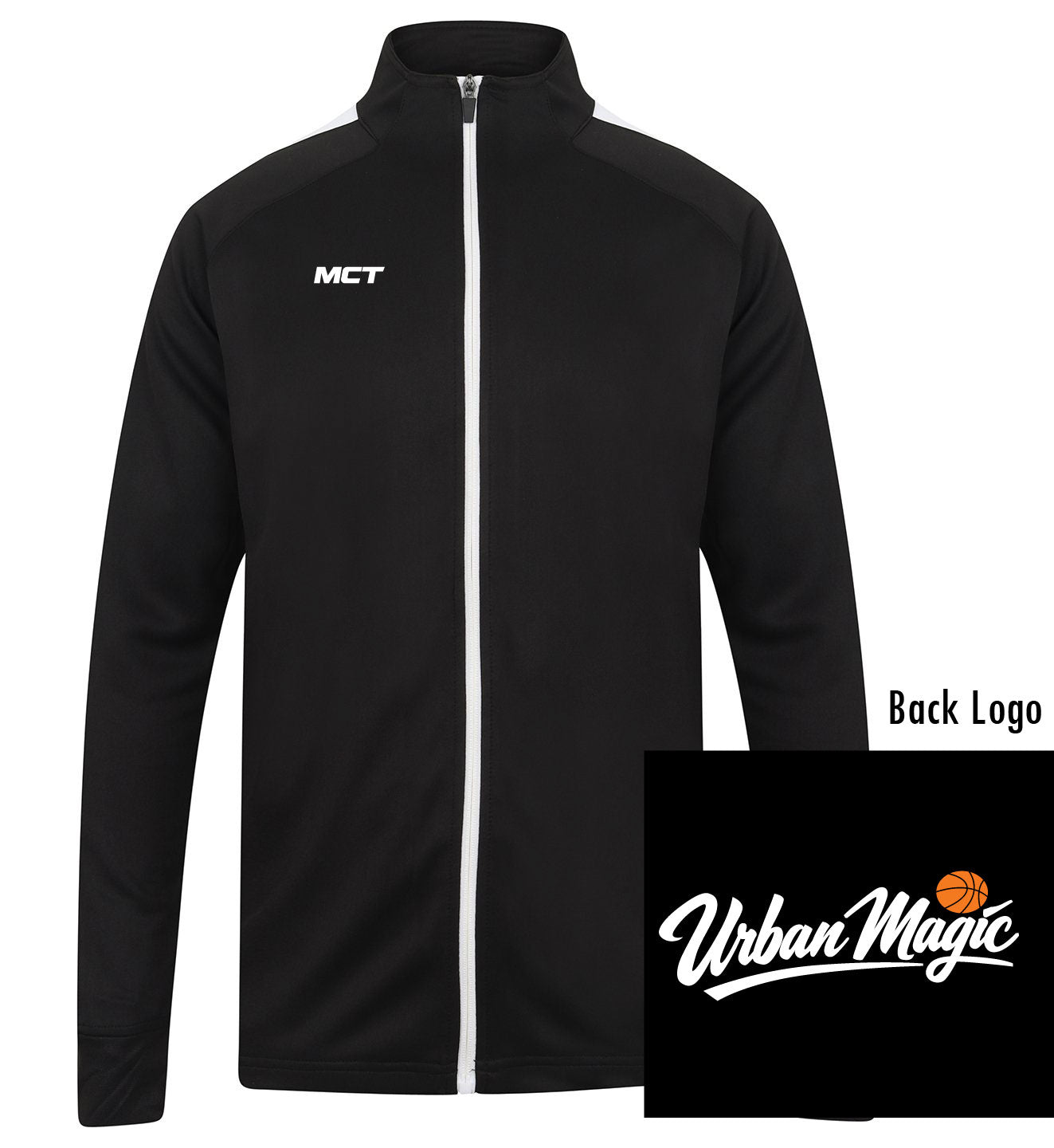 Urban Magic Unisex Full Zip Track Top From