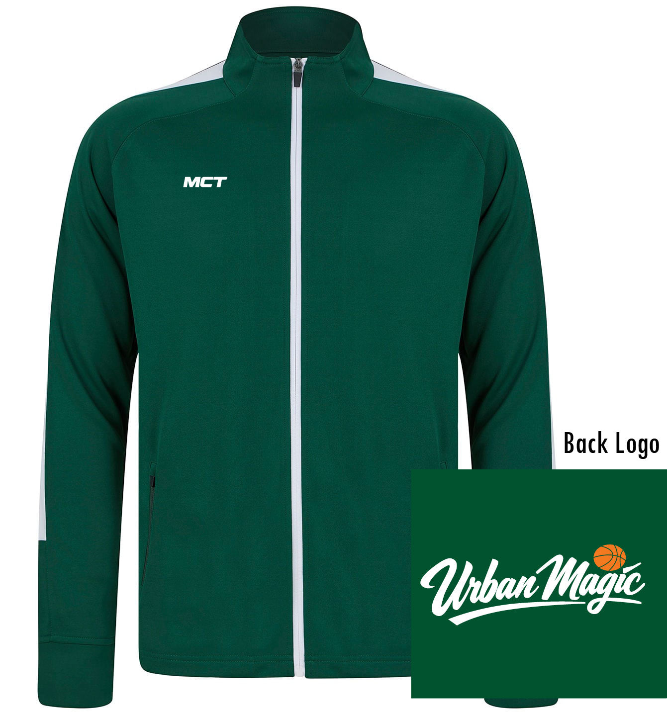 Urban Magic Unisex Full Zip Track Top From