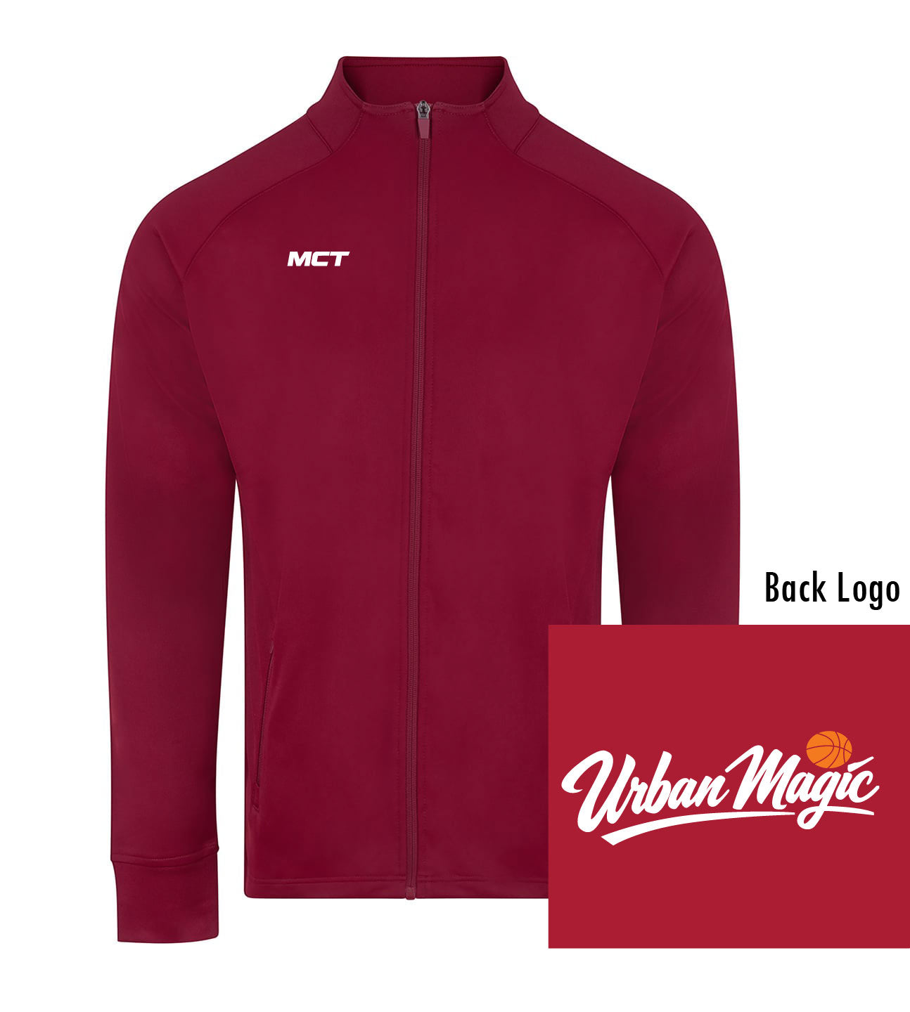 Urban Magic Unisex Full Zip Track Top From