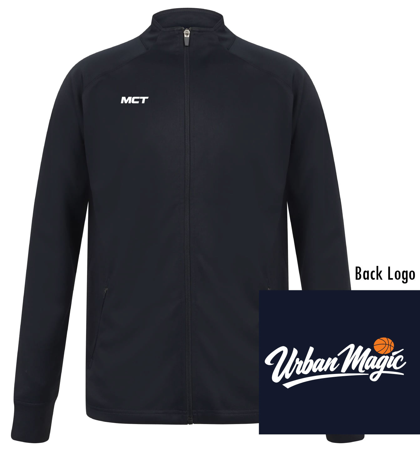 Urban Magic Unisex Full Zip Track Top From