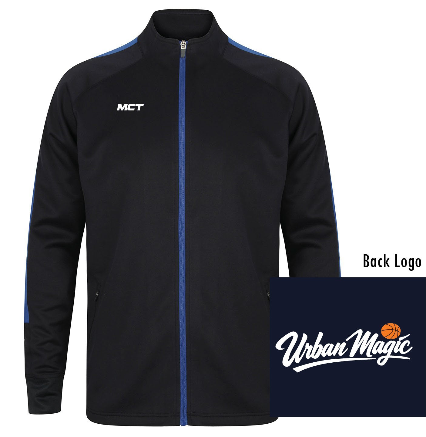 Urban Magic Unisex Full Zip Track Top From