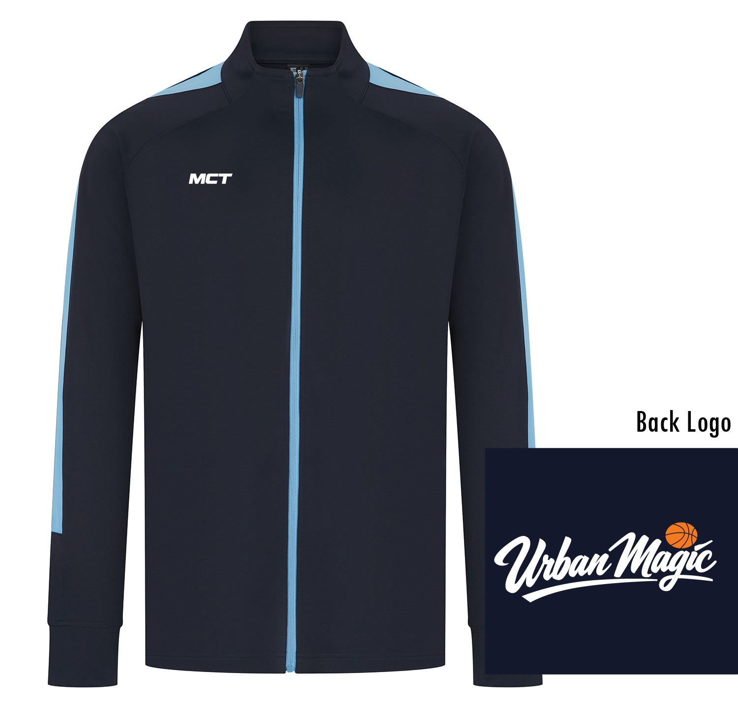 Urban Magic Unisex Full Zip Track Top From