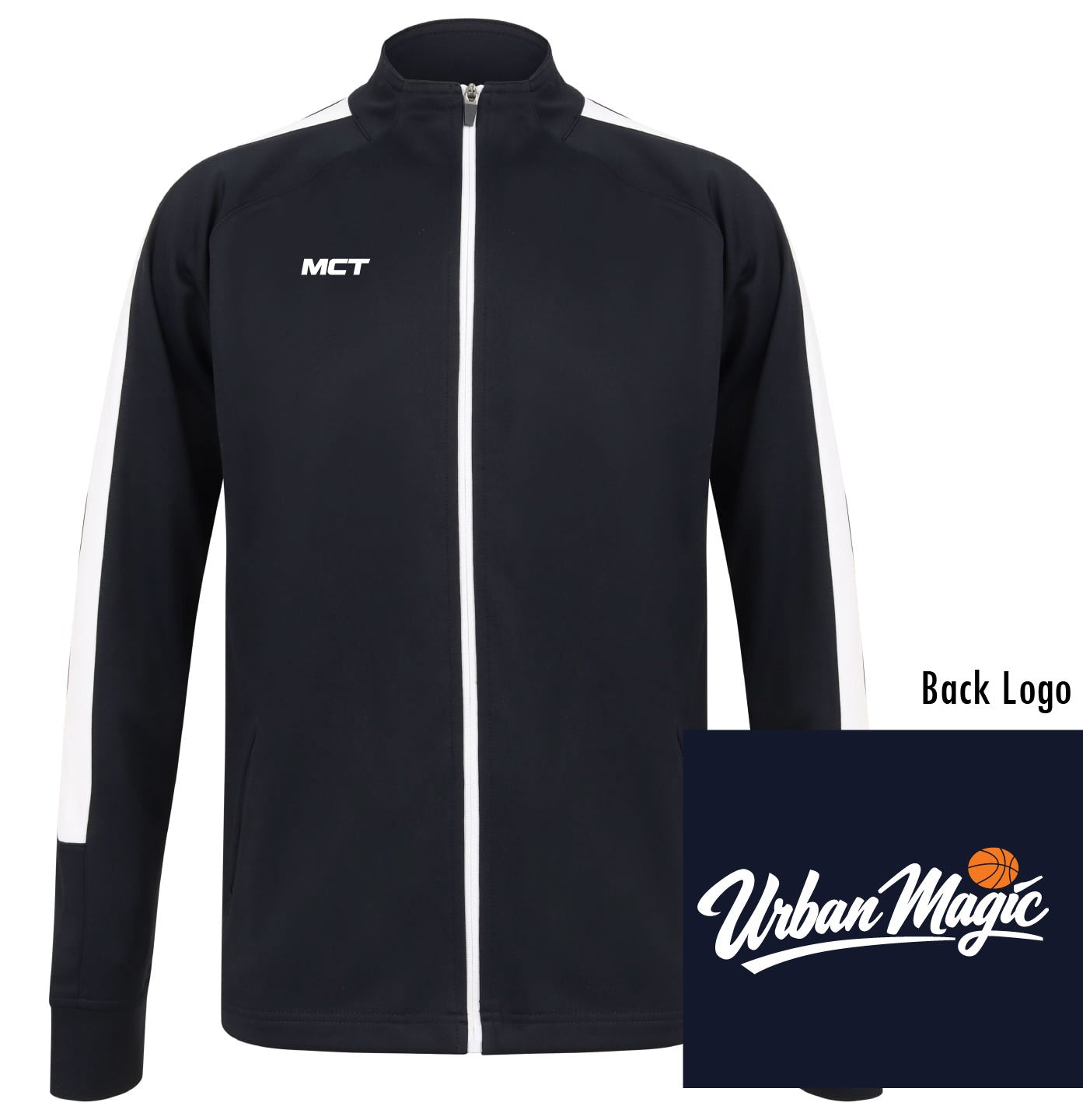 Urban Magic Unisex Full Zip Track Top From