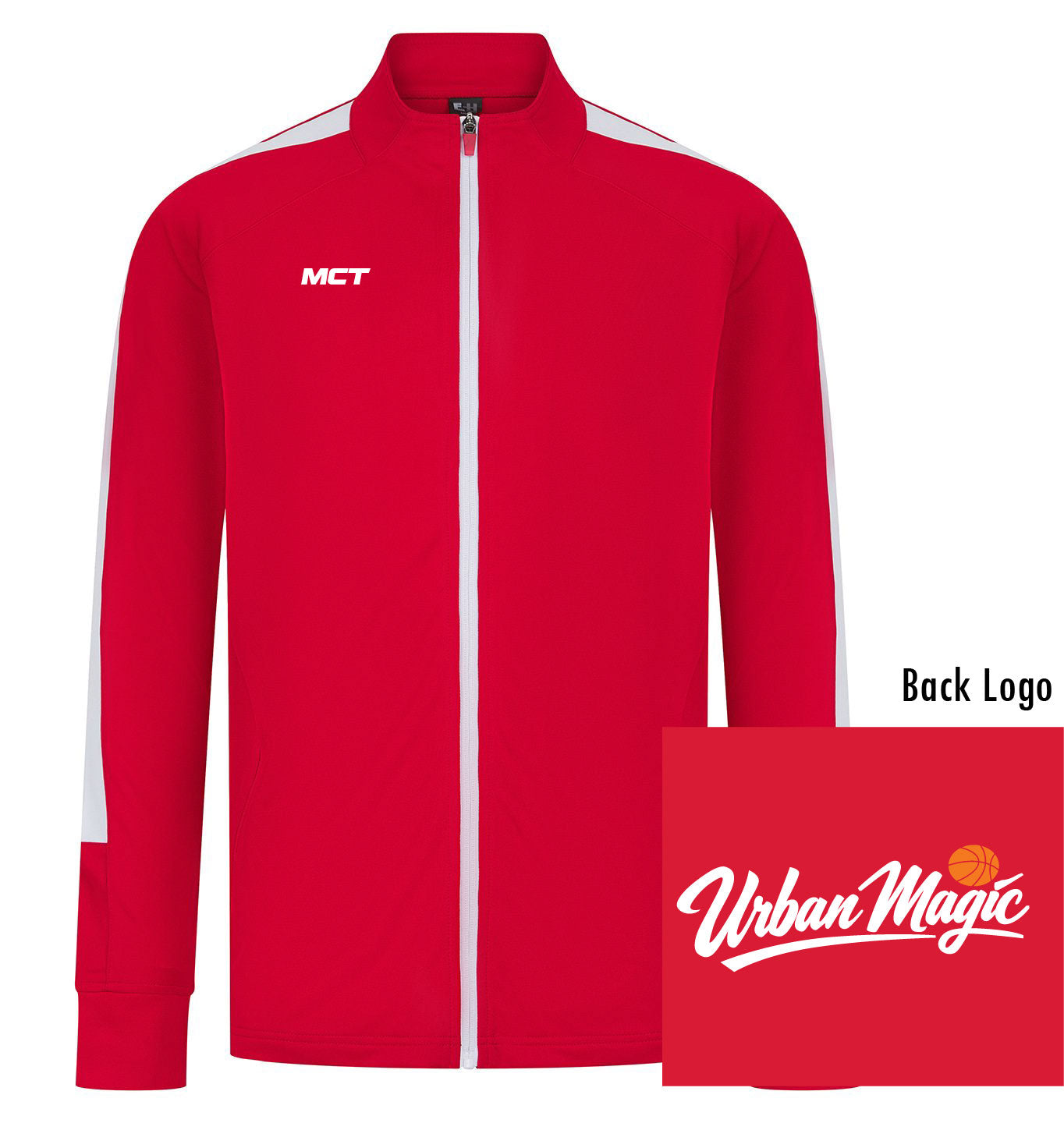 Urban Magic Unisex Full Zip Track Top From