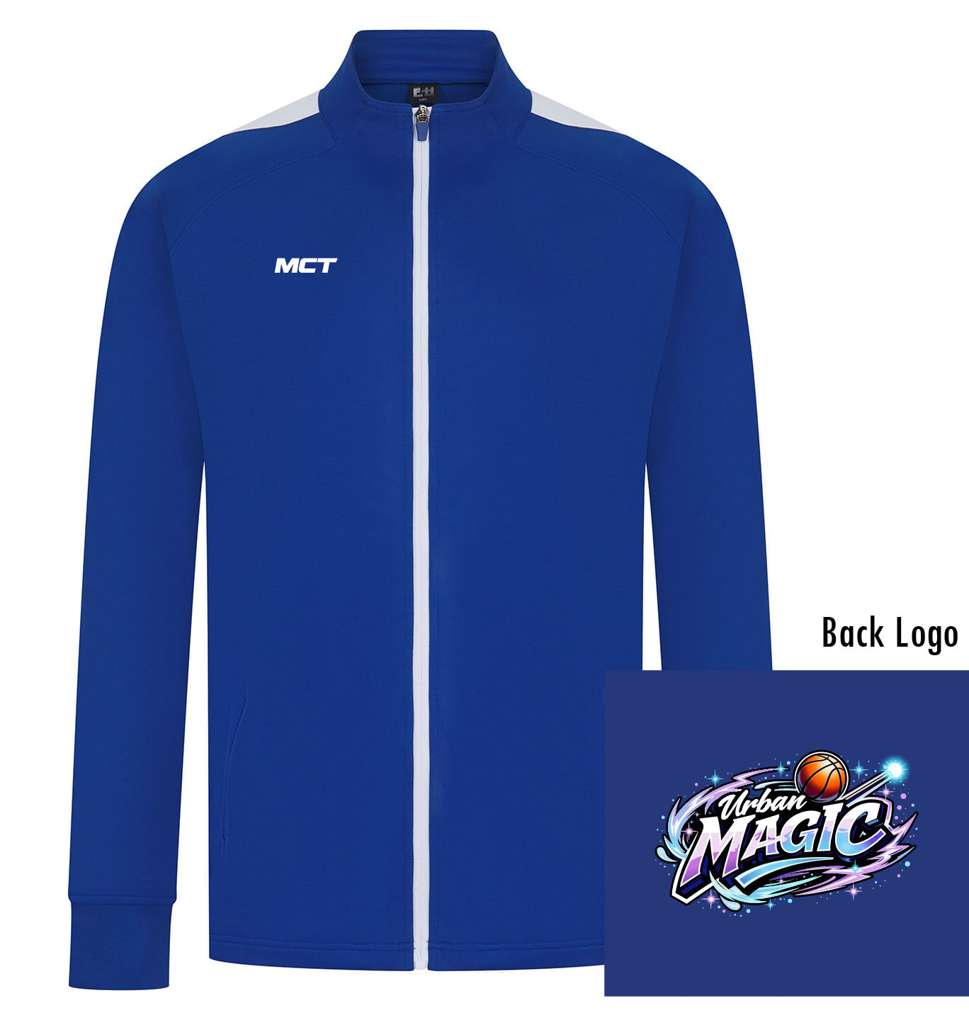Urban Magic Unisex Full Zip Track Top - Coloured Badge From