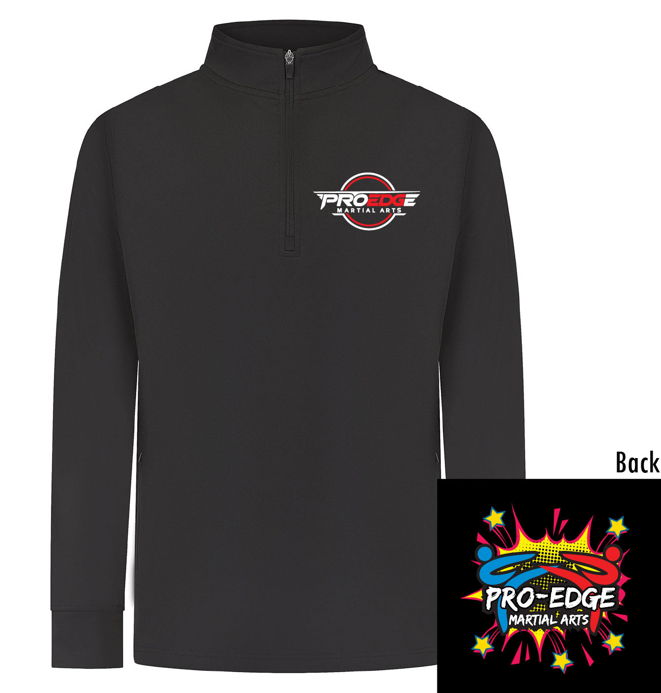 Pro Edge  1/4 Zip Tracksuit Top (Pink) From