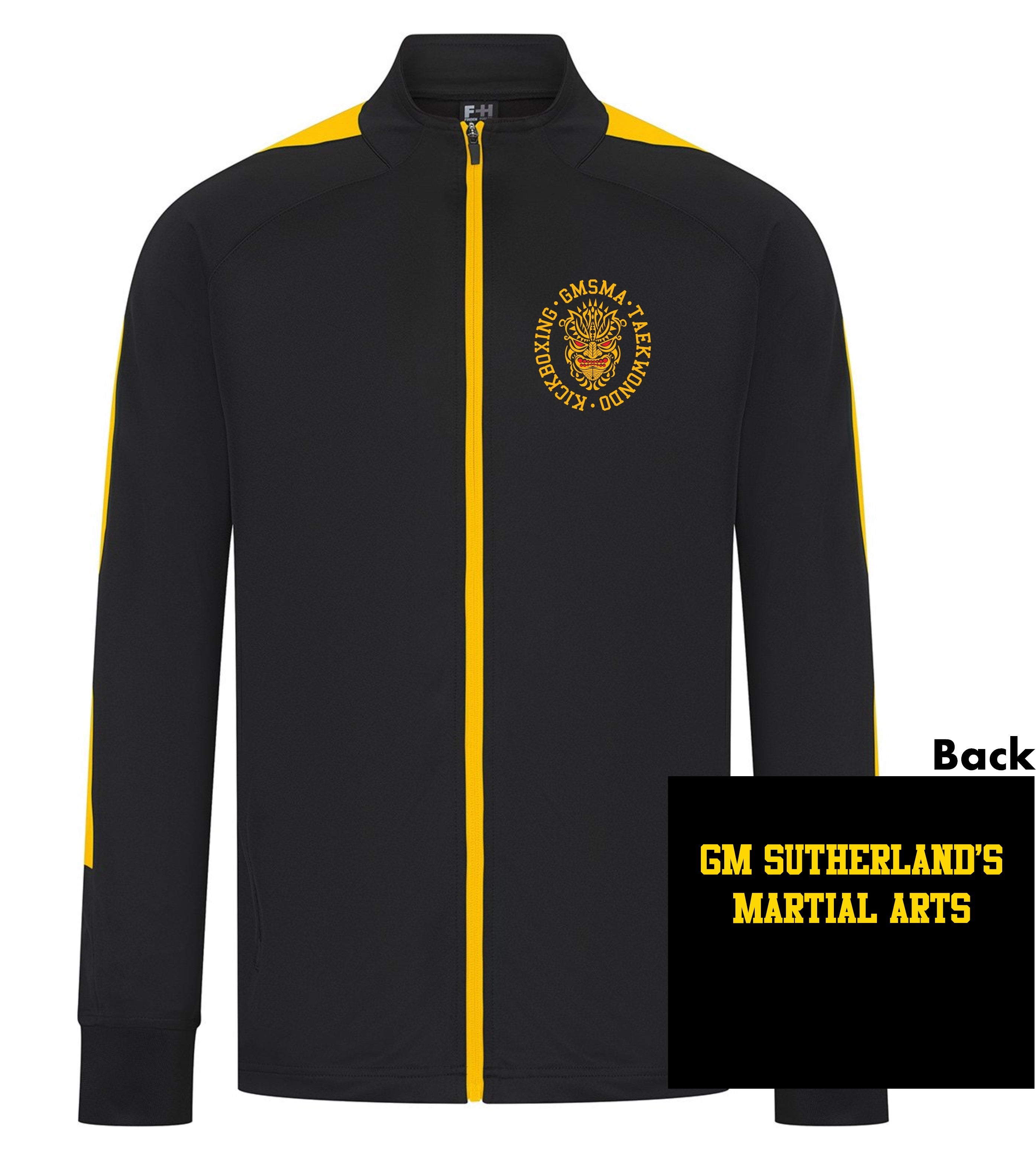 Contrast Full Zip Tracksuit Top From